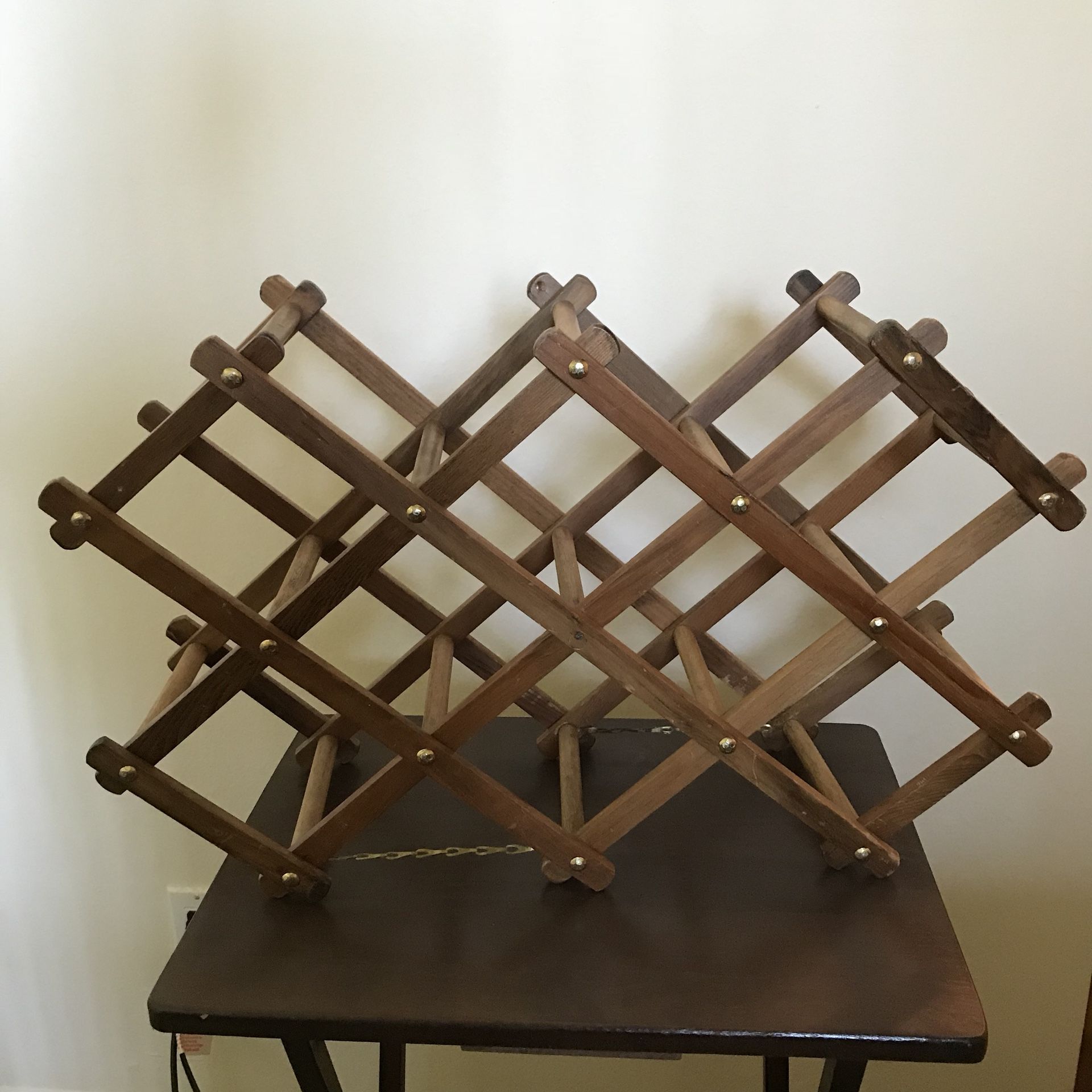 Foldable Wine Bottle Rack