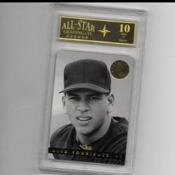 1993 ALEX RODRIGUEZ CLASSIC IMAGES GRADED ALL-STAR 10