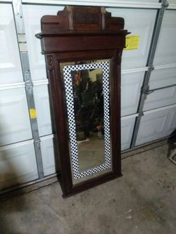 Antique huge mirror