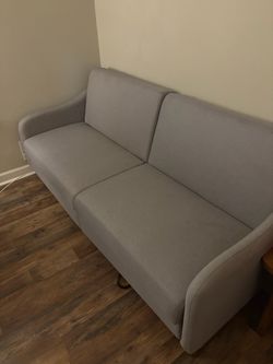 Gray Convertible Sleeper Sofa / Futon – Great Condition!