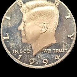 1994 ,a SILVER COIN HALF DOLLAR KENNEDY, A GREAT COIN FOR YOUR COLLECTION!!!
