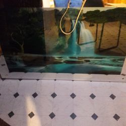 A Light Up Waterfall Mirror