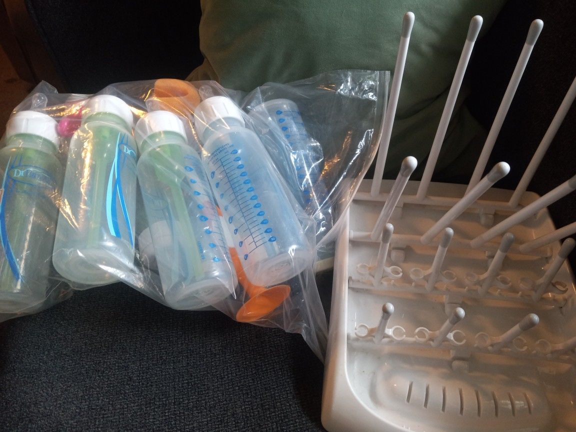 Dr. Brown Bottles & Bottle Drying Rack