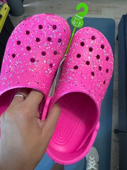 Crocs nuevas pink j6