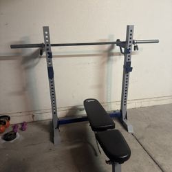Weight Bench With Squat Rack