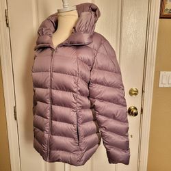 Women's Patagonia Jacket Downtown Feather Down Purple Size Large