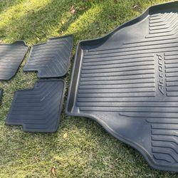 2013-2017 OEM Honda Accord Sedan Rubber Mat Set Black 