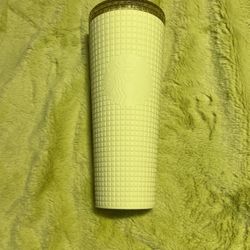 Yellow Starbucks Tumbler 
