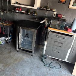 BRAND NEW Outdoor Cooler & Cabinet 