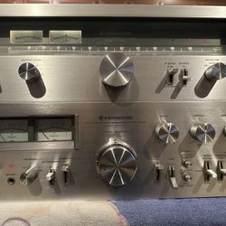 Vintage Kenwood KA-9100 And KT-7500 Integrated Amplifier And Tuner