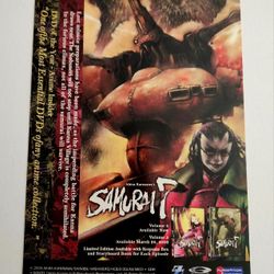 Samurai 7 Akira Kurosawa's Anime Promo Card Post Card 2004 Collectible Excellent