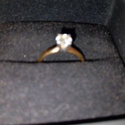 14k Diamond Gold Ring New 