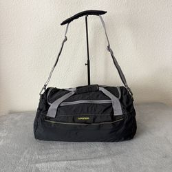 Land End black duffel bag