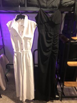 Calvin Klein White Midi Shirt Dress