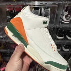 Jordan 3 Miami Hurricanes 