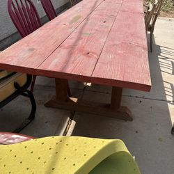 Mesa Para Afuera Muy Marisa Pura Buena Madera  150.00