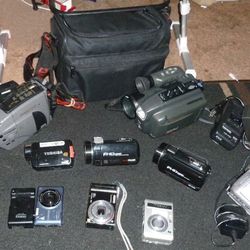 Lot Of Vintage Cameras 
