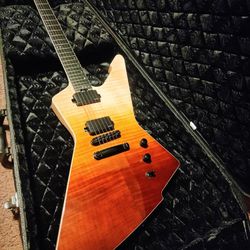 Schecter Guitar Research E-1 SLS Elite Electric Guitar Antique Fade Burst And Coffin Case