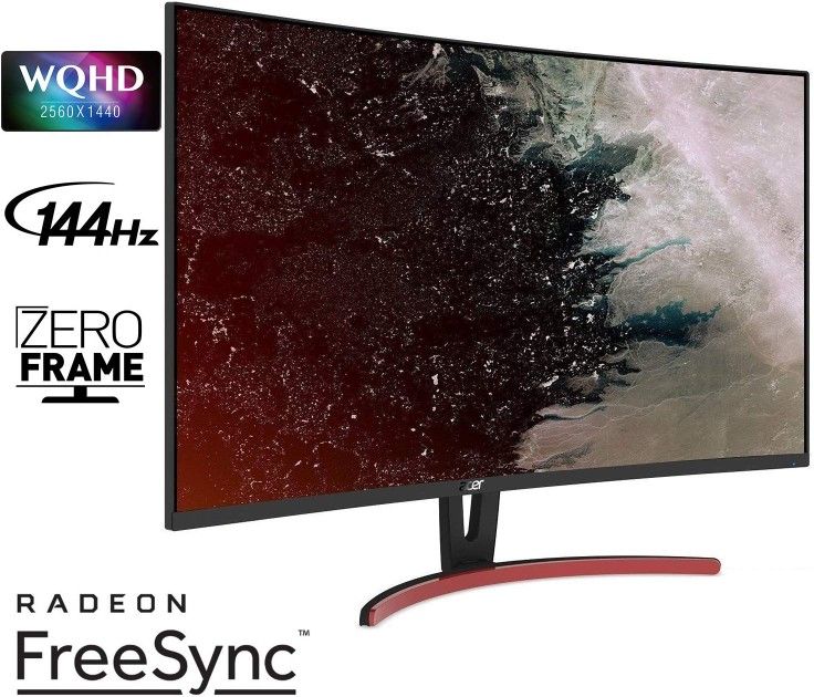 Acer 2K curved monitor