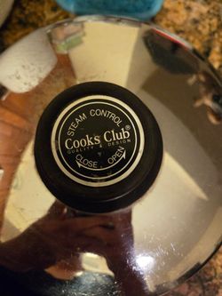 Steam control pan cooks club 3 qt