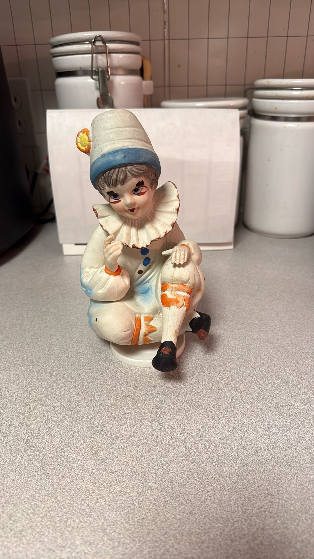 Vintage Porcelain Clown