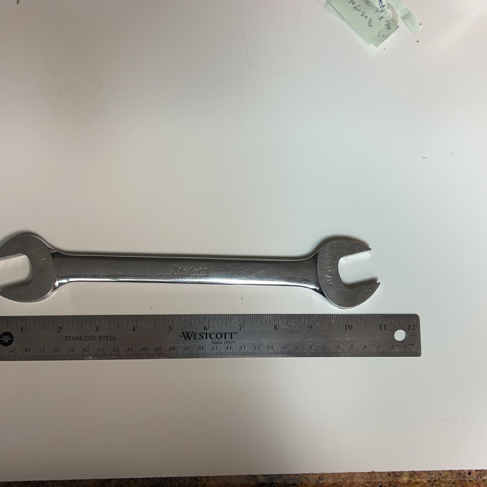 SNAP-ON  BO 2830 7/8”X 15/16” OPEN ENDED WRENCH