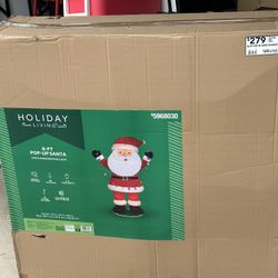 8ft Pop Up Santa