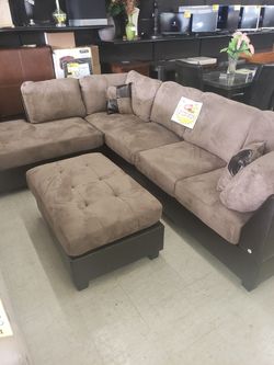 Microfiber sectional