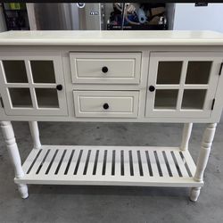 White Entry Table 