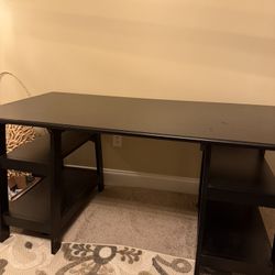 Black desk