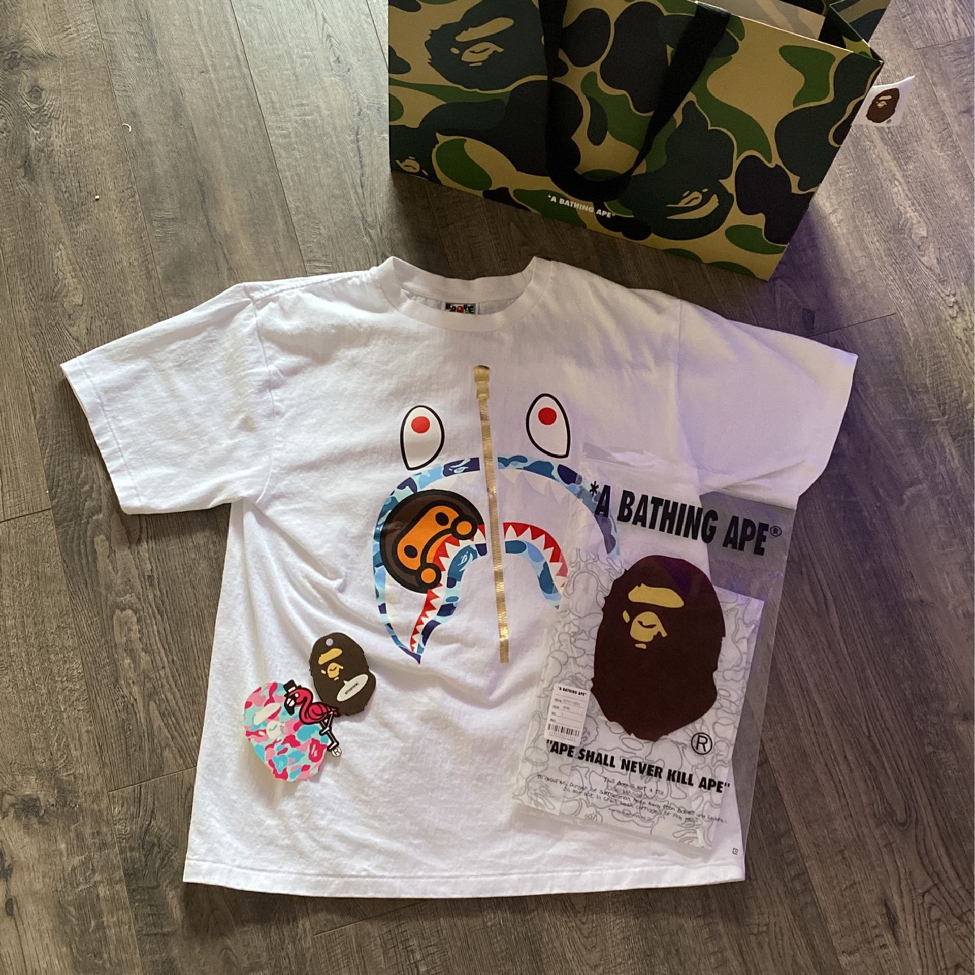 Bape shark tee