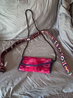 Beautiful Guatemalan wallet and belt