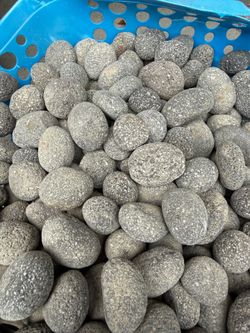 Tumbled lava rocks