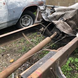 1951 Ford F100 pick up rolling chassis solid project with motor to rebuilt and transmission oh t