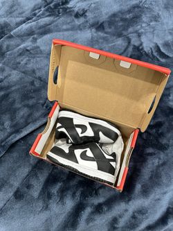 Nike Dunk Low Toddler's Shoe - Black/White Size 6c (CW1589-100)
