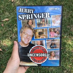 New Jerry Springer Volume 2 Undressed Uncensored Unleashed Rare Video DVD Collection Disc Reality Comedy Adult TV Show Lionsgate 2008