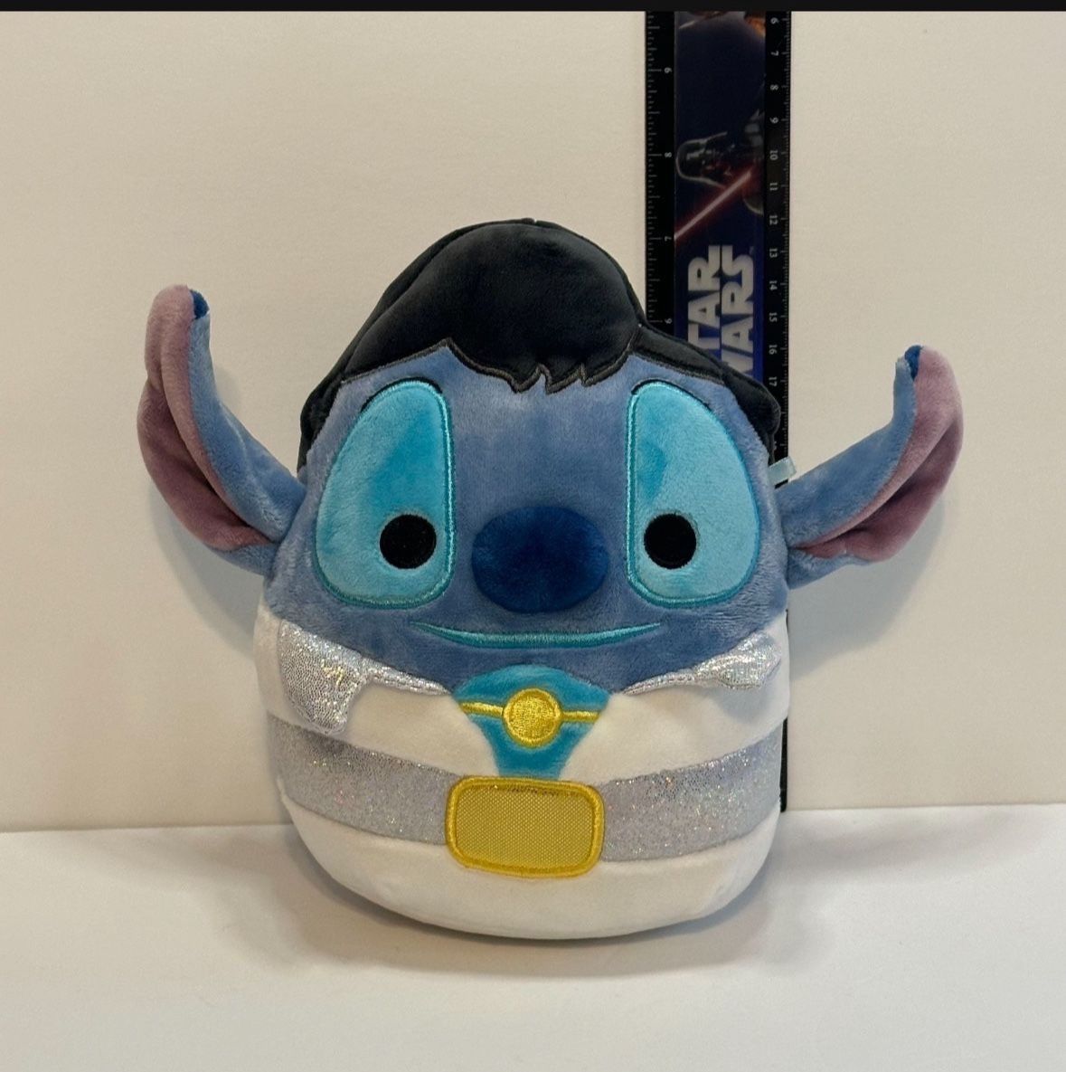 Squishmallow Plush Kellytoy Disney's Stitch as Elvis 6.5" Stuffed Animal