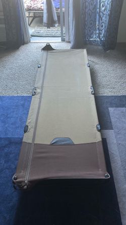Long dog cot
