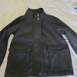 Fall Winter Jacket New XS Grey Coat Outerwear