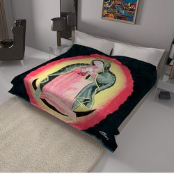 Virgin Mary Thick Mink Plush Blanket