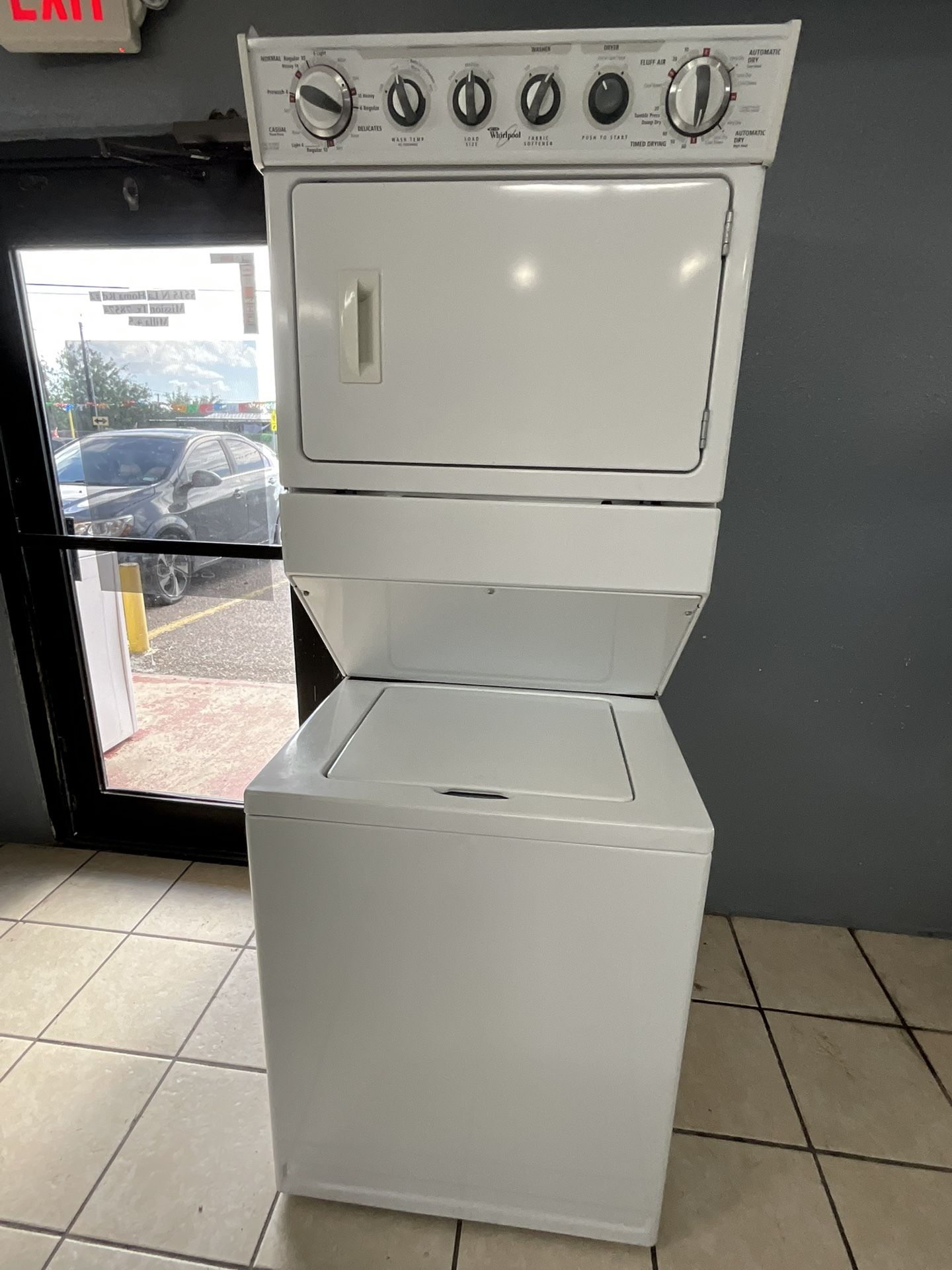 Whirlpool Stackable Washer And Dryer Set Large Load + Warranty