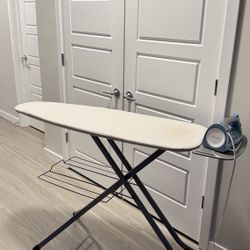 İron and ironing board