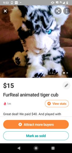 Fur real tiger