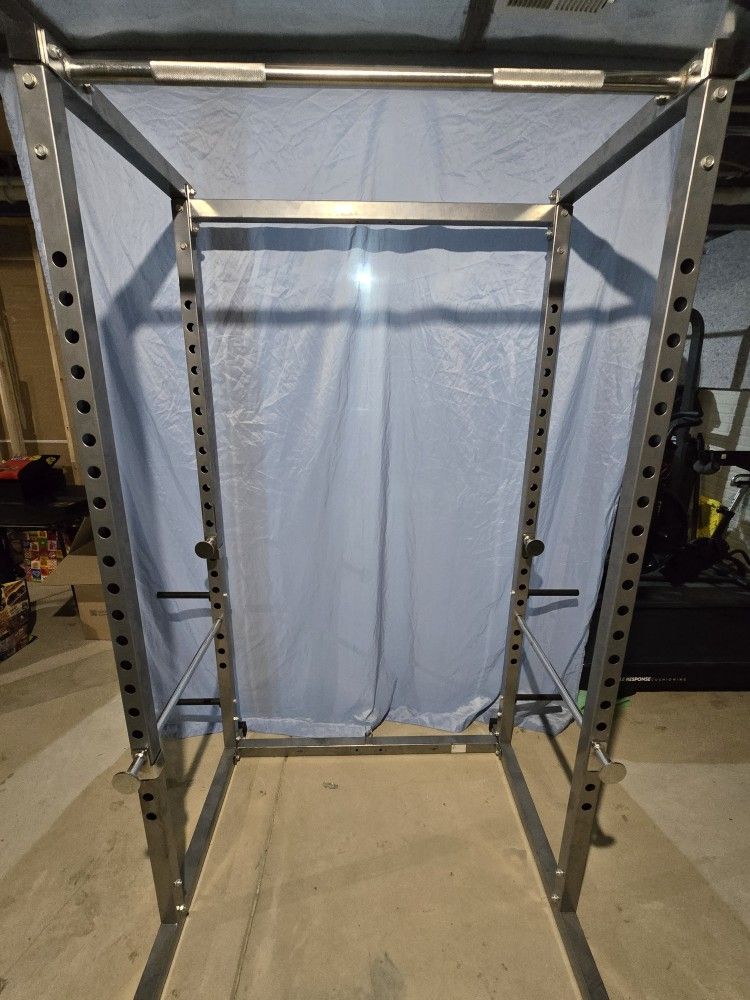 Half Rack Home Gym Free Weights