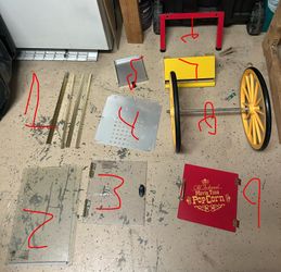 Nostalgia Electronics popcorn machine parts