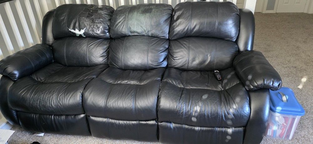 Leather Couch