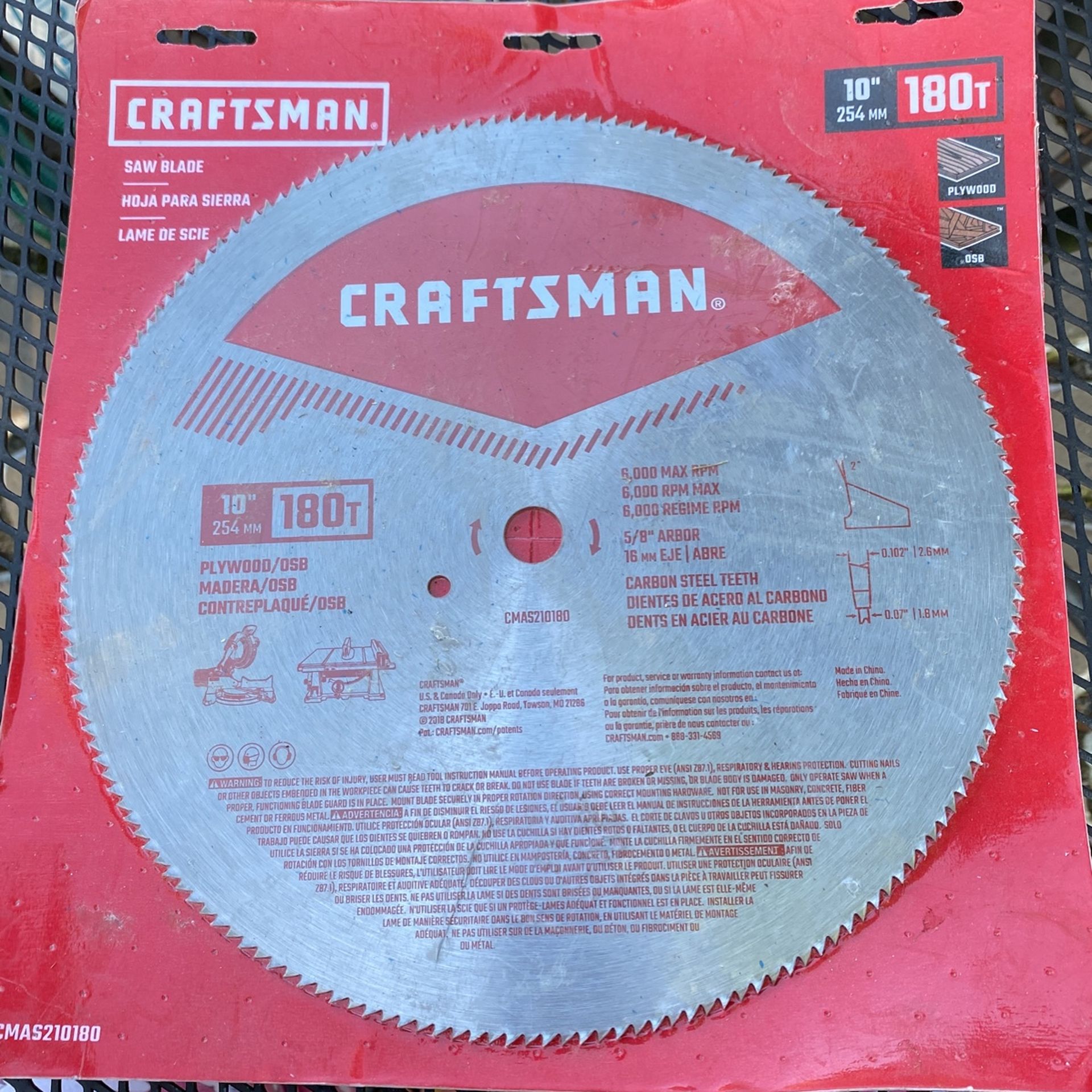 Craftsman Saw Blade