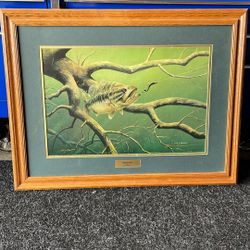 RARE PAINTING! “Perfect Cast” By F.W Thomas. Only 3500 Made! 