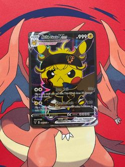 Pikachu x Asta Black clover Pokemon Card FAN ART