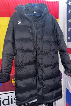 Black Puffer Long Winter Jacket with Hood